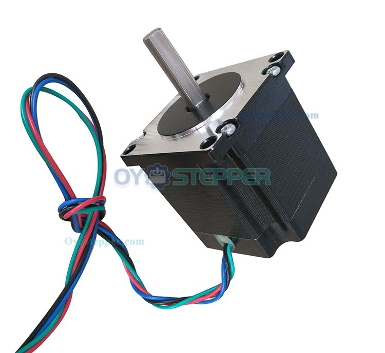 Oukeda NEMA23 Stepper Motor 1.8 Deg 12.35Ncm (17.48oz.in) 2 Phase 57 x 57mm D-Cut